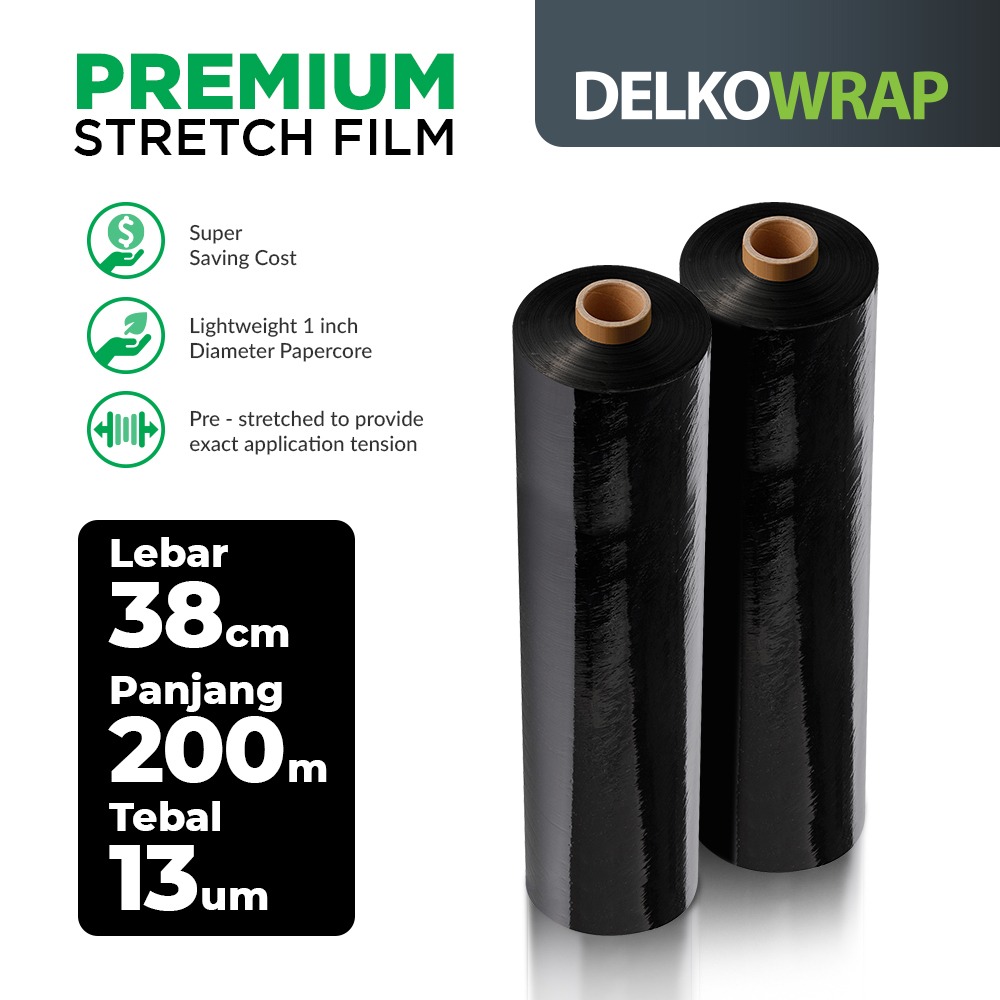 <p><strong>Delkowrap's LIGHTCORE stretch film</strong> is a premium plastic wrap designed for packaging and securing goods. While precise specifications may vary depending on the retailer and specific product listing, it's generally characterized by its strong adhesion and flexibility, making it ideal for various applications. It's often used for industrial packaging, securing shipments, and bundling items for transport. Available in various sizes (width and length of the roll), it's typically sold in rolls. Common colors include clear and black. To determine the exact dimensions and pricing, you should consult a retailer selling Delkowrap LIGHTCORE stretch film directly.</p>