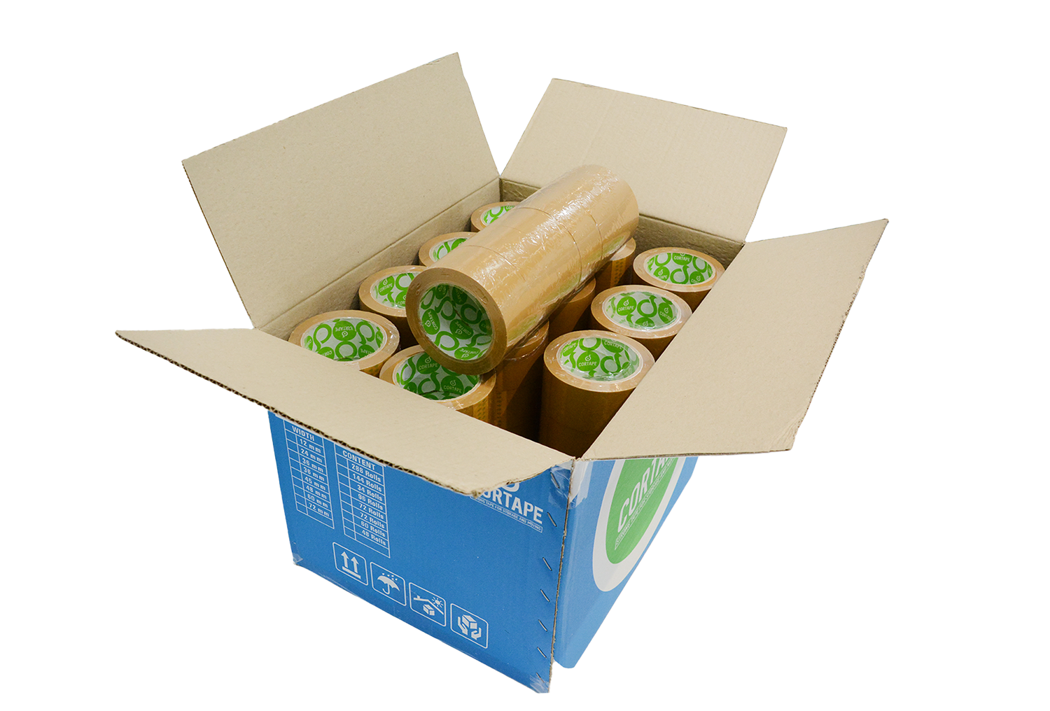 <p><strong>Lakban CORTAPE (Coklat &amp; Clear)</strong><br> Lakban serbaguna dengan daya rekat kuat, cocok digunakan untuk berbagai kebutuhan pengemasan, baik skala rumah tangga maupun industri. Tersedia dalam dua pilihan warna, <strong>Coklat</strong> untuk tampilan lebih solid dan rapi, serta <strong>Clear (Bening)</strong> untuk kemasan yang tetap terlihat bersih dan transparan. Dengan material berkualitas dan ketebalan 45 um, CORTAPE memberikan hasil rekat yang optimal serta tahan lama.&nbsp;</p>