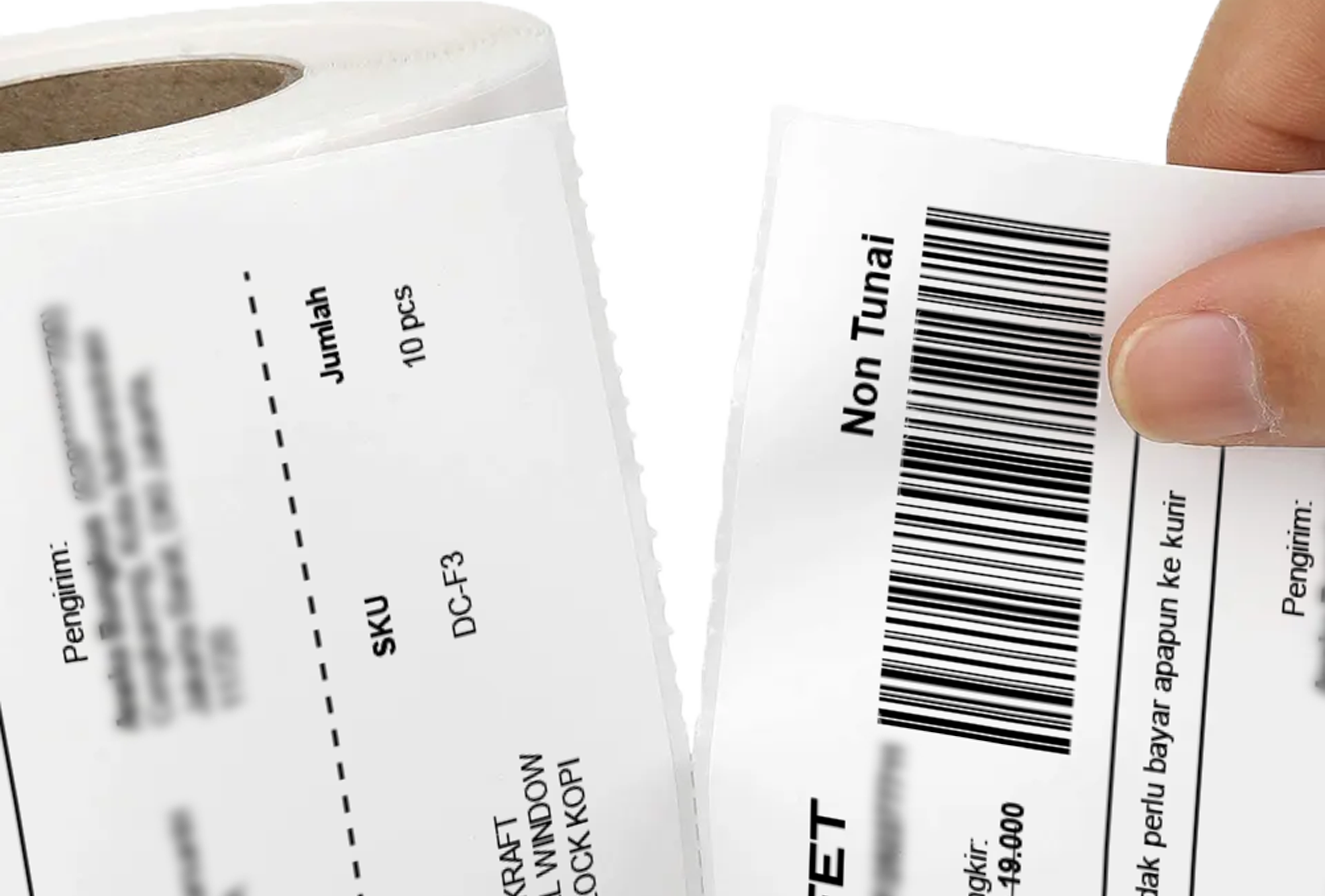 <p><strong>RUSFET Label Thermal</strong> adalah label cetak tanpa tinta yang menggunakan teknologi <strong>thermal printing</strong>, menghasilkan cetakan tajam dan cepat. Terbuat dari bahan label berkualitas tinggi yang <strong>tahan lama, tidak mudah luntur</strong>, dan <strong>mudah dilepas dari backing paper</strong>.&nbsp;</p>