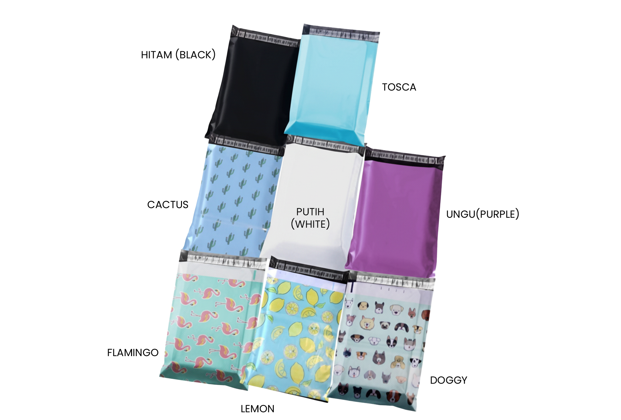 <p><strong>RUSFET Polymailer Non Pocket</strong> adalah kantong pengiriman tanpa saku yang terbuat dari bahan <strong>polyethylene tebal, kuat, dan tahan air</strong>. Dirancang untuk melindungi paket dari debu, air, serta kerusakan selama proses pengiriman. Dilengkapi dengan <strong>perekat self-adhesive kuat</strong> yang praktis dan aman tanpa perlu tambahan lakban.&nbsp;</p>