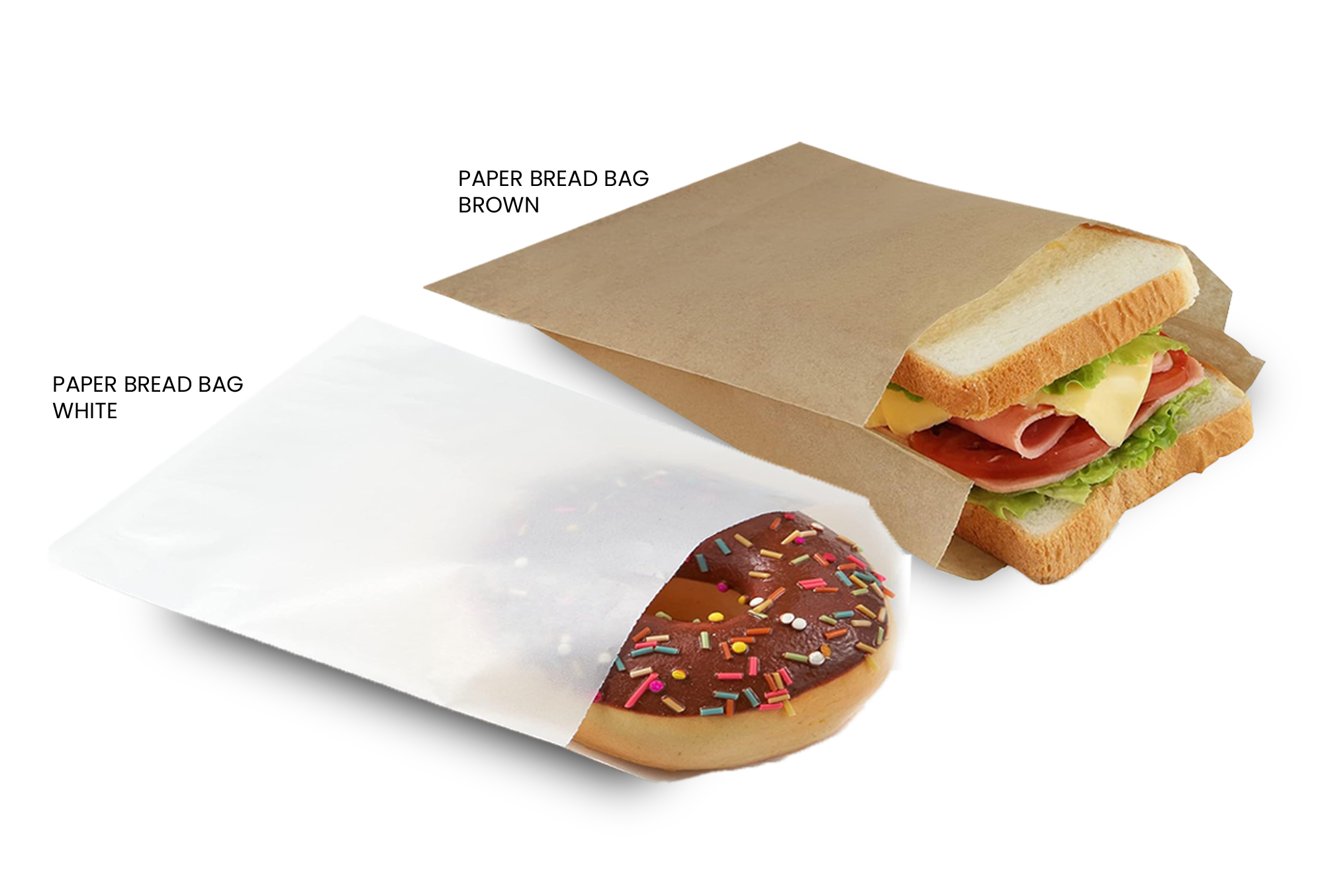 <p><strong>DELKOCHOICE PAPER BREAD BAG</strong></p><p>Kemasan roti praktis dan elegan dari <strong>DELKOCHOICE</strong>, dibuat dari <strong>kertas food grade berkualitas tinggi</strong> yang aman untuk kontak langsung dengan makanan. Paper Bread Bag ini dirancang untuk menjaga kesegaran roti, pastry, dan kue kering, sekaligus memberikan tampilan profesional pada produk Anda.</p><p>Tersedia dalam dua varian warna — <strong>White</strong> dan <strong>Brown</strong>, cocok untuk berbagai konsep bakery, kafe, maupun usaha kuliner take away. Desainnya simple namun fungsional, dengan lipatan samping lebar sehingga mampu menampung berbagai jenis roti dan kue.</p>