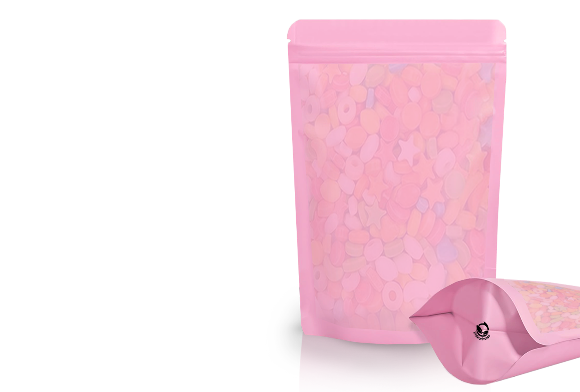 <p><strong>DELKOCHOICE Standing Pouch Full Pink Matte Ziplock</strong> adalah kemasan elegan dengan warna <strong>pink matte (doff)</strong> yang lembut dan menarik, memberikan tampilan modern serta premium untuk produk Anda. Didesain dengan sistem <strong>ziplock kuat</strong> yang dapat dibuka dan ditutup kembali, kemasan ini menjaga kesegaran, aroma, dan kualitas isi produk dengan optimal.</p><p>Terbuat dari bahan berkualitas tinggi dengan ketebalan ideal, pouch ini tahan terhadap udara dan kelembapan. Desain <strong>standing pouch</strong> memungkinkan kemasan berdiri kokoh, sehingga mudah dipajang dan menarik perhatian di rak display.</p>