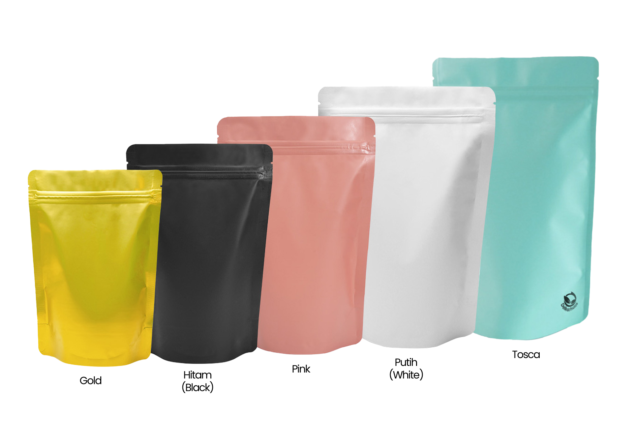 <p><strong>DELKOCHOICE STANDING POUCH METALIZE NON WINDOW SERIES</strong></p><p>Delkochoice Standing Pouch Metalize Non Window Series merupakan kemasan premium dengan tampilan <strong>full metalize tanpa jendela</strong>, dirancang untuk memberikan kesan mewah, bersih, dan profesional pada produk Anda. Terbuat dari bahan <strong>berkualitas tinggi dan tebal</strong>, pouch ini memiliki ketahanan optimal terhadap udara, cahaya, dan kelembapan, sehingga mampu menjaga kualitas, rasa, serta aroma produk di dalamnya.</p><p>&nbsp;Dengan struktur material metalize berlapis, kemasan ini sangat cocok untuk produk yang membutuhkan <strong>perlindungan ekstra</strong> dari faktor eksternal seperti oksidasi atau sinar matahari. Tanpa jendela transparan, pouch ini memberikan tampilan solid dan eksklusif, cocok untuk produk dengan branding kuat.&nbsp;</p>
