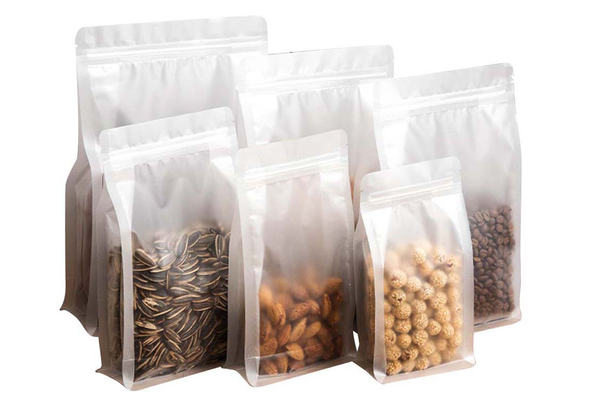 <p><strong>DELKOCHOICE FLATBOTTOM FULL MATTE WITH ZIPLOCK SIDE GUSSET</strong></p><p>Kemasan premium dengan desain <strong>flat bottom (alas datar)</strong> dan <strong>gusset samping</strong>, memberikan tampilan yang modern, stabil saat berdiri, serta memaksimalkan kapasitas isi. Terbuat dari bahan <strong>matte laminasi tebal</strong> yang elegan dan halus saat disentuh, pouch ini dilengkapi dengan <strong>ziplock</strong> yang kuat dan mudah dibuka-tutup, menjaga kesegaran isi lebih lama.</p>